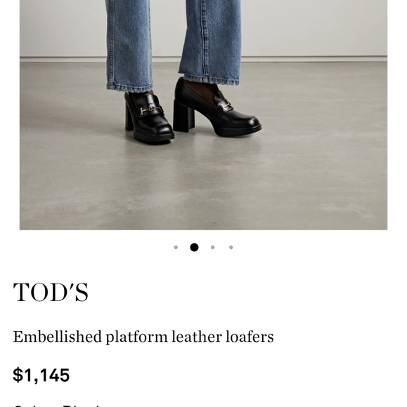 *black* Tod's heeled loafers - Picture 3 of 14